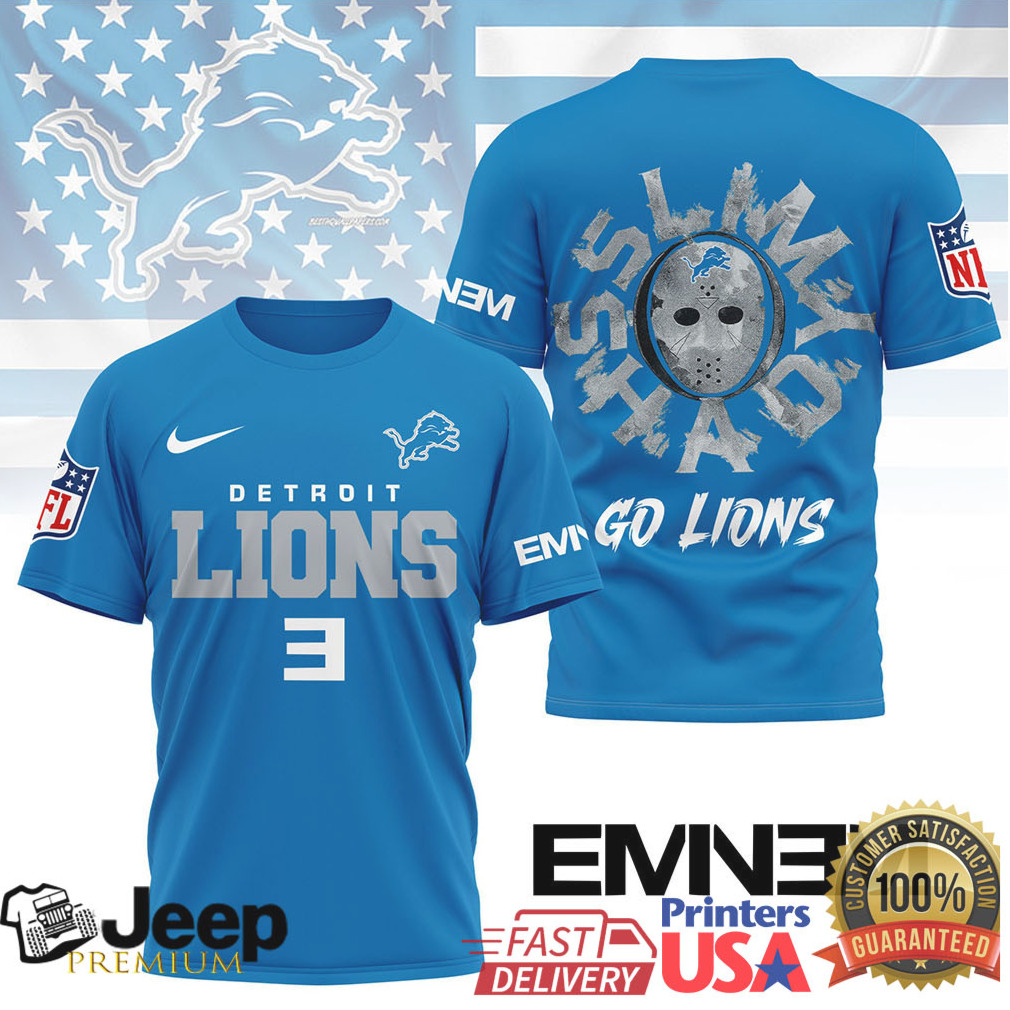 Detroit Lions Official NFL Eminem 3D Sh Detroit Lions Official NFL Eminem 3D Sh