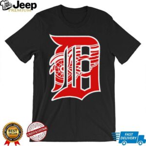 Detroit Tigers x Red Wings Logo Mashup Shirt