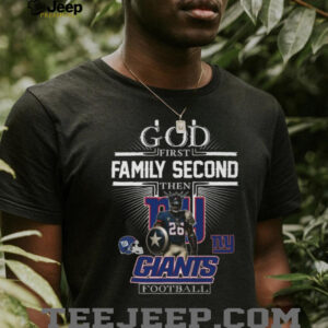 Devin Singletary New York Giants God First, Family Second, Then T Shirt Devin Singletary New York Giants God First, Family Second, Then T Shirt