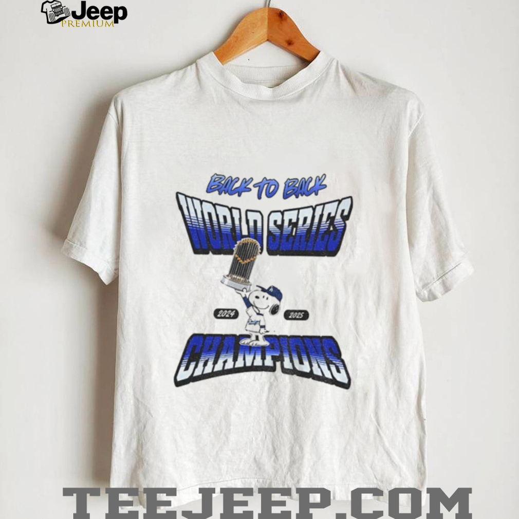 Dodgers 2024 2025 World Series Champions Snoopy Hosting Trophy shirt Dodgers 2024 2025 World Series Champions Snoopy Hosting Trophy shirt