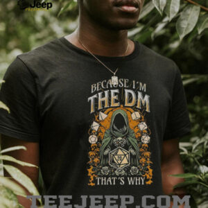 Dungeon master because I’m the DM that’s why shirt