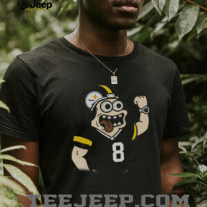 Excited Football Fan Cartoon T Shirt