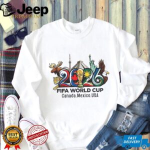 FIFA World Cup 2026 Canada Mexico USA Football shirt