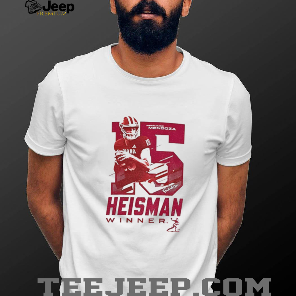 Fernando Mendoza Indiana Hoosiers Football 15 Heisman Winner vintage shirt Fernando Mendoza Indiana Hoosiers Football 15 Heisman Winner vintage shirt