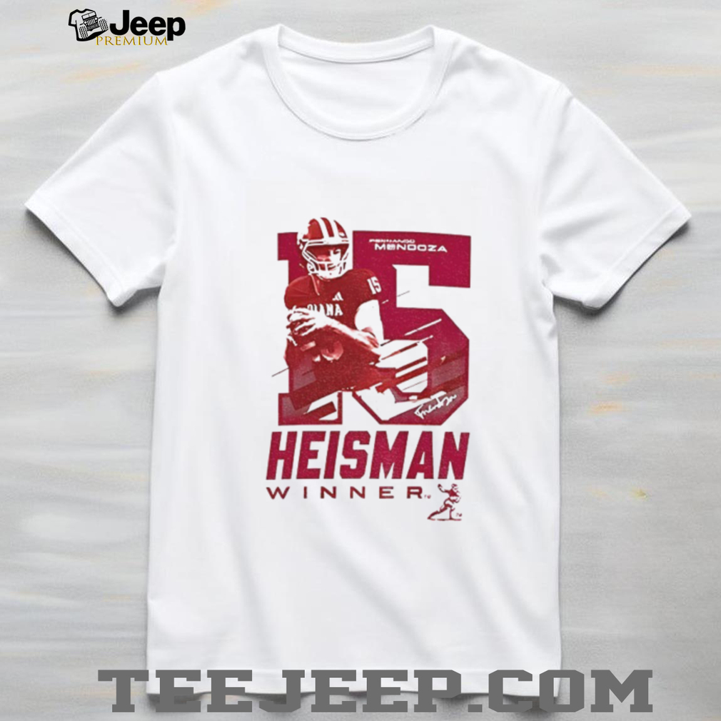 Fernando Mendoza Indiana Hoosiers Football 15 Heisman Winner vintage shirt Fernando Mendoza Indiana Hoosiers Football 15 Heisman Winner vintage shirt