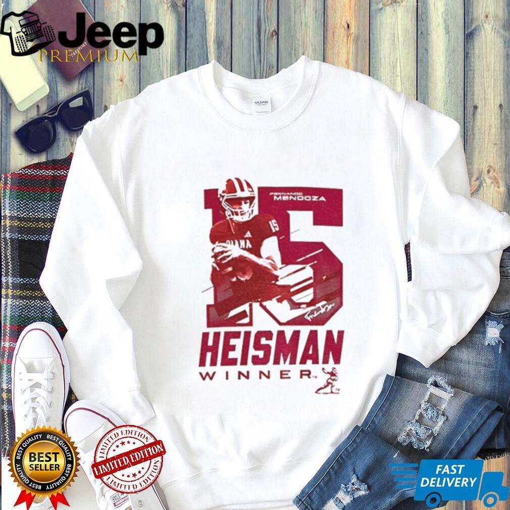 Fernando Mendoza Indiana Hoosiers Football 15 Heisman Winner vintage shirt Fernando Mendoza Indiana Hoosiers Football 15 Heisman Winner vintage shirt