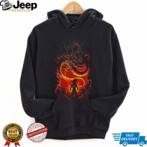 Fiery Dragon Son Goku Dragonball Anime cartoon shirt