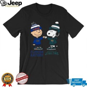 Florida Gators & Jacksonville Jaguars Charlie Brown Snoopy T Shirt