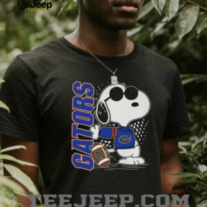 Florida Gators Snoopy GATORS Football Tee Sweatshirt Florida Gators Snoopy GATORS Football Tee Sweatshirt