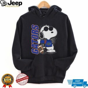 Florida Gators Snoopy GATORS Football Tee Sweatshirt
