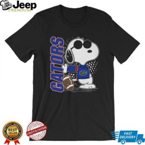 Florida Gators Snoopy GATORS Football Tee Sweatshirt