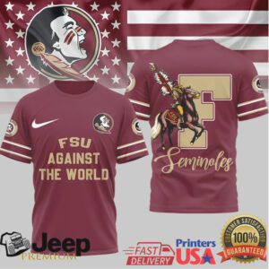Florida State Seminoles Against the World Fan T Shirt