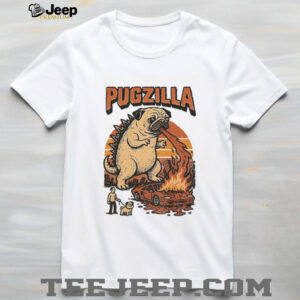 Funny Pug Godzilla shirt