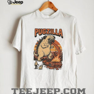 Funny Pug Godzilla shirt