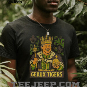 Geaux Tigers King Kiffin Lane LSU Tigers football cartoon shirt