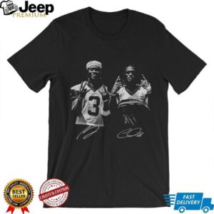 George Pickens and Ceedee Lamb Dallas Football American signature graphic shirt George Pickens and Ceedee Lamb Dallas Football American signature graphic shirt