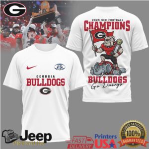 Georgia Bulldogs 2025 SEC Champs Tee Georgia Bulldogs 2025 SEC Champs Tee