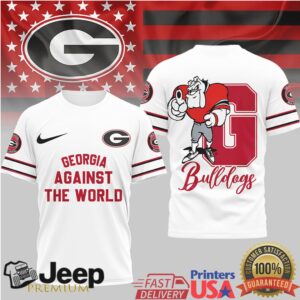 Georgia Bulldogs Against the World Fan T Shirt Collection Georgia Bulldogs Against the World Fan T Shirt Collection