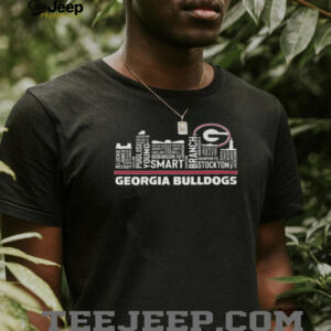Georgia Bulldogs Football Player Roster Skyline T Shirt Georgia Bulldogs Football Player Roster Skyline T Shirt