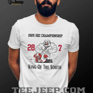Georgia Bulldogs beat Alabama Crimson Tide 2025 SEC Championship King of the south shirt