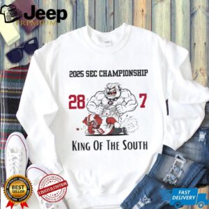 Georgia Bulldogs beat Alabama Crimson Tide 2025 SEC Championship King of the south shirt