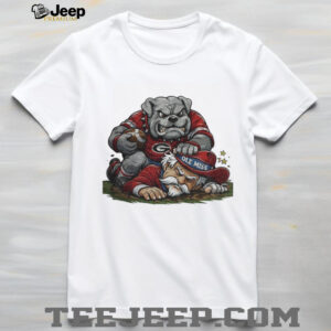 Georgia Bulldogs vs. Ole Miss Rebels Playoffs Retro Rivalries Football Artwork shirt