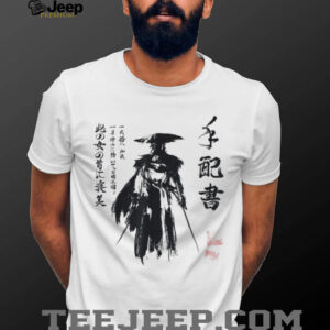 Ghost of Yotei Atsu Sketch Distressed Wanted Poster T Shirt Ghost of Yotei Atsu Sketch Distressed Wanted Poster T Shirt