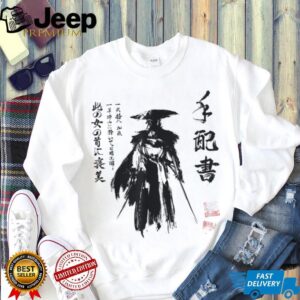 Ghost of Yotei Atsu Sketch Distressed Wanted Poster T Shirt