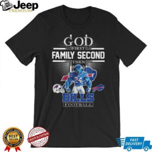 God First, Family Second, Then Buffalo Bills Football T Shirt