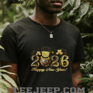 Gold glitter 2026 Happy New Years shirt