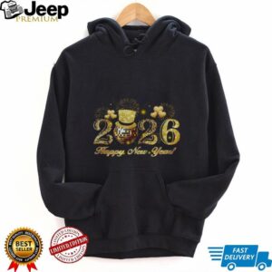 Gold glitter 2026 Happy New Years shirt