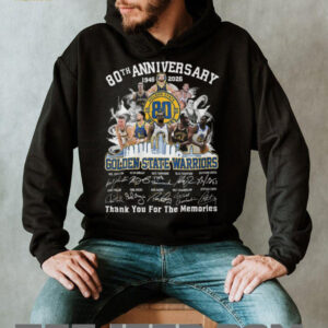 Golden State Warriors 80th Anniversary Commemorative T Shirt