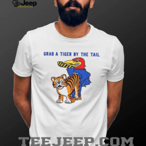 Grab a Tiger by the Tail Kansas Jayhawks vs Missouri Tigers Football shirt