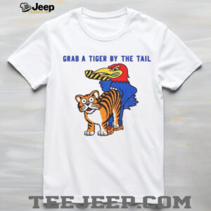 Grab a Tiger by the Tail Kansas Jayhawks vs Missouri Tigers Football shirt
