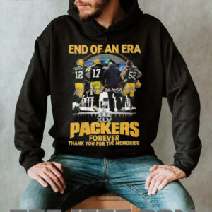 Green Bay Packers End of an Era Forever Thank You For The Memories T Shirt