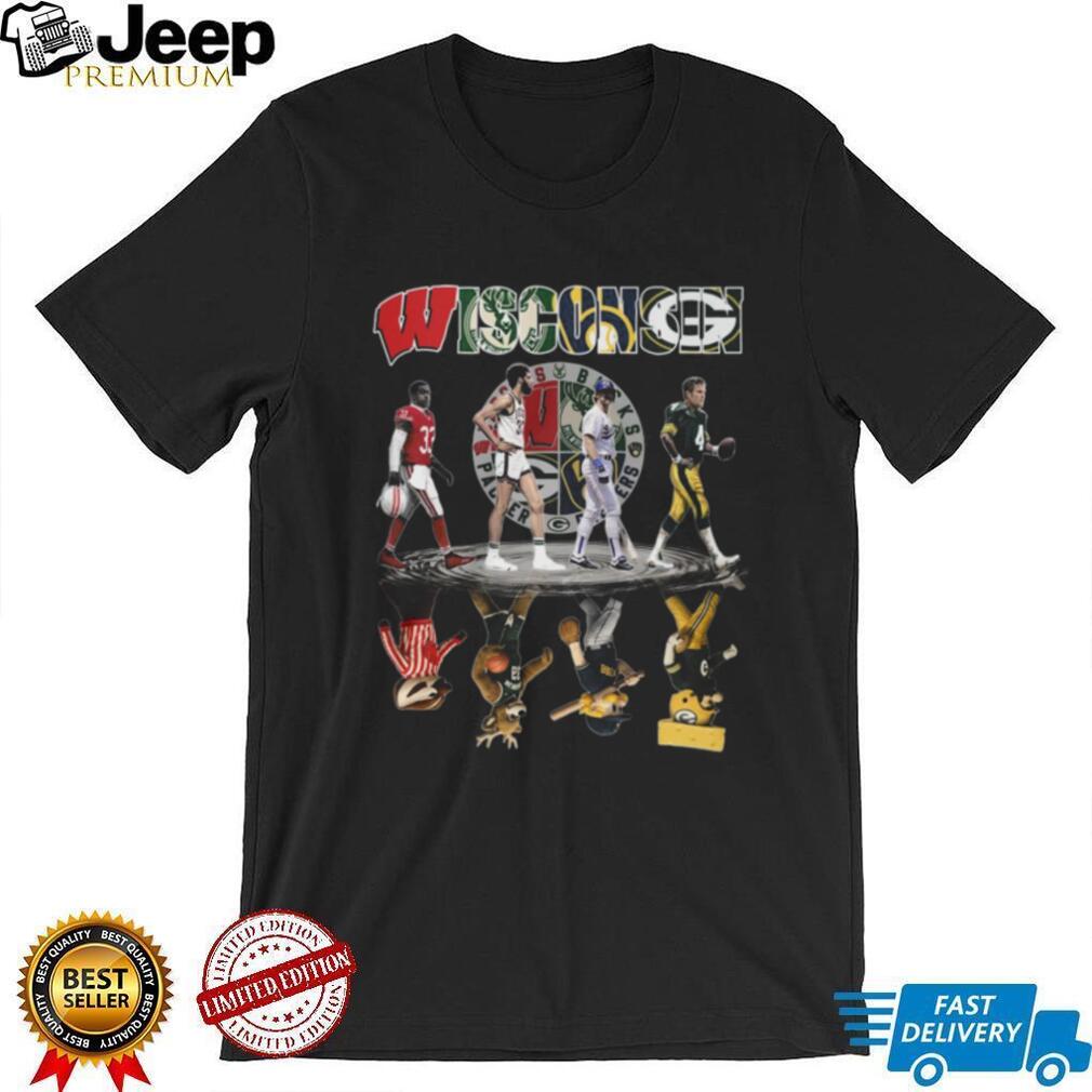 Green Bay Packers, Milwaukee Bucks, Brewers, and Badgers Legacy Shirt Green Bay Packers, Milwaukee Bucks, Brewers, and Badgers Legacy Shirt