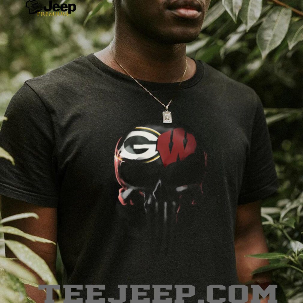 Green Bay Packers Punisher Skull Mashup T Shirt Green Bay Packers Punisher Skull Mashup T Shirt