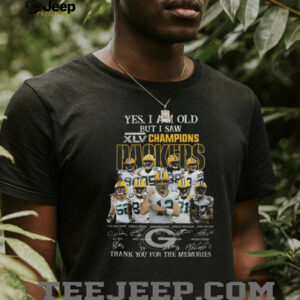 Green Bay Packers Super Bowl XLV Champions Signatures T Shirt