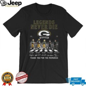 Green Bay Packers Thank You For The Memories Legends T Shirt Green Bay Packers Thank You For The Memories Legends T Shirt