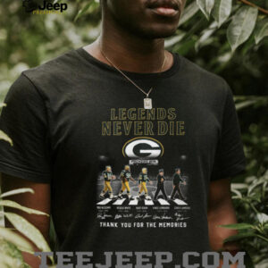 Green Bay Packers Thank You For The Memories Legends T Shirt