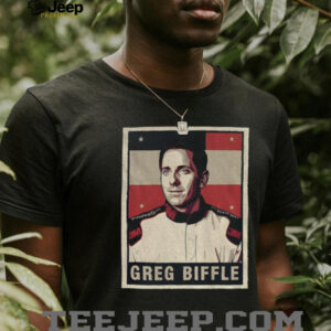 Greg Biffle retro art 80s shirt