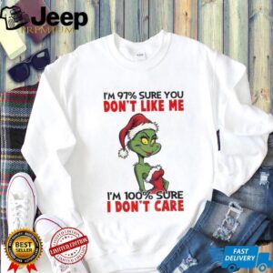 Grinch Santa I’m a bitch I’m a lover i’m a crazy ass mother seriously ask my kids Christmas shirt