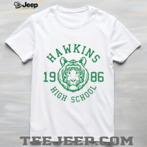 Hawkins High School 1986 Tiger Retro logo shirt