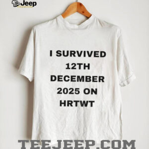 Heated Rivalry I survived 12th December 2026 on HRTWT shirt