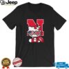 Nebraska Cornhuskers Glitter Heart Football Shirt Nebraska Cornhuskers Glitter Heart Football Shirt