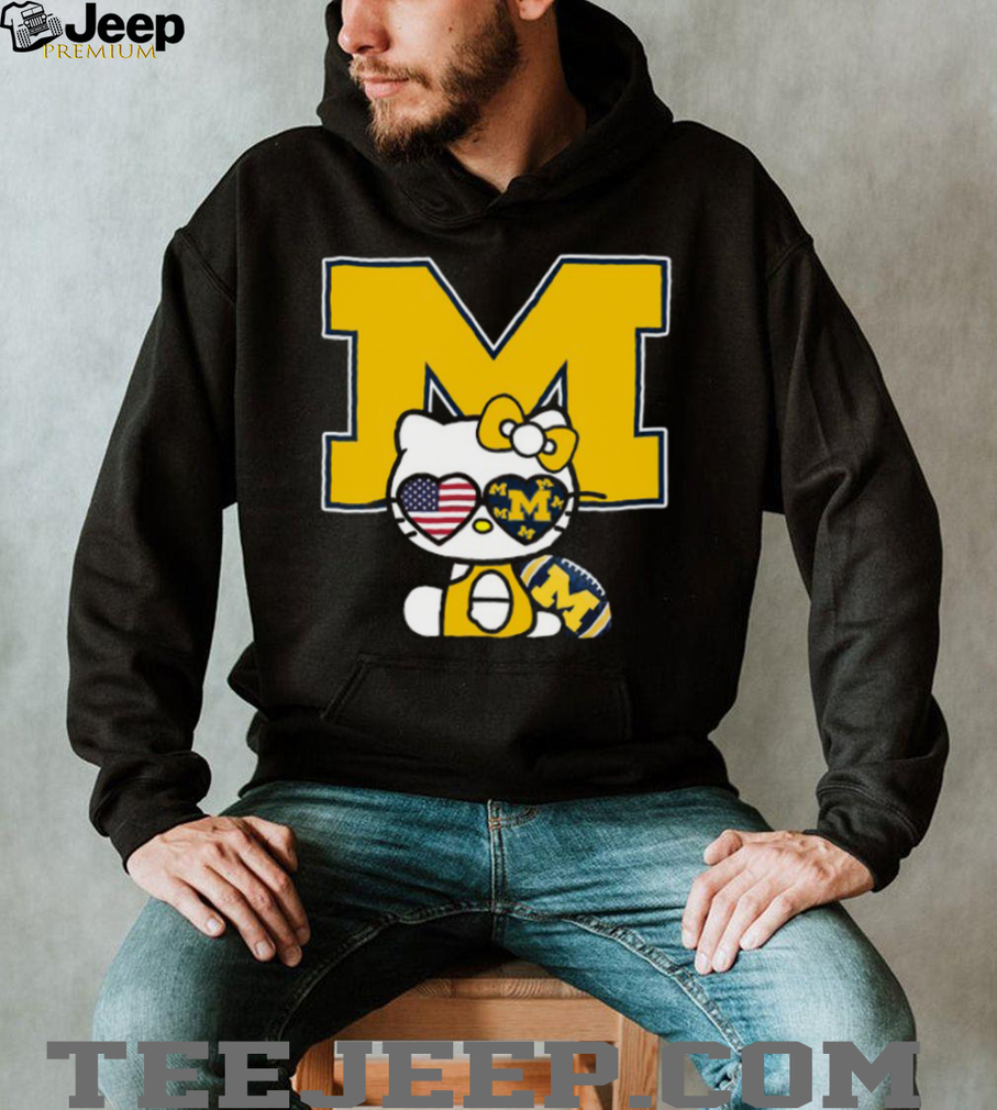 Hello Wolverines Crossover Collegiate T Shirt Hello Wolverines Crossover Collegiate T Shirt