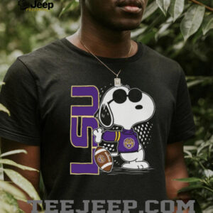 Here Come The Tigers Peanuts Snoopy LSU Sweatshirt Here Come The Tigers Peanuts Snoopy LSU Sweatshirt