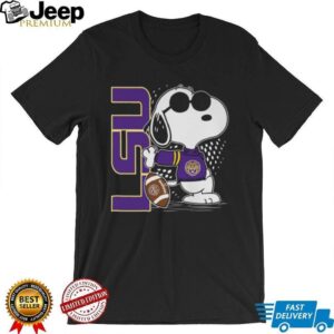 Here Come The Tigers Peanuts Snoopy LSU Sweatshirt