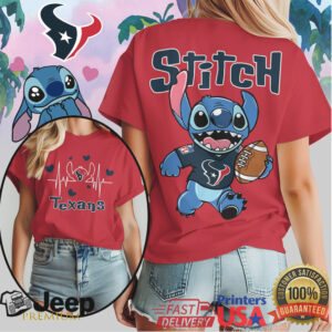 Houston Texans Official NFL Stitch Women Shirt