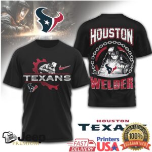 Houston Texans Official NFL Welder 3D Shirt Houston Texans Official NFL Welder 3D Shirt